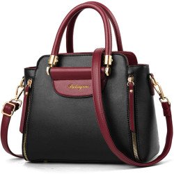 ACICS Womens Handbag Tote Shoulder Purse Leather Purses and Handbags Satchel Tote (B)