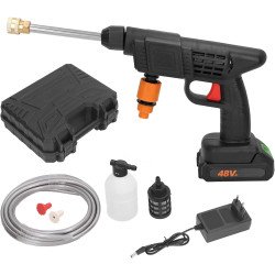 48V High-Pressure Water Sprayer, Car Washing Machine, 5M Range, Cordless Portable Electric Water High Pressure Washer Gun, Used For Car Washing, Floor Cleaning & Garden Watering