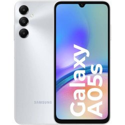 Samsung Galaxy A05s LTE, Android Smartphone, Dual SIM Mobile Phone, 4GB RAM, 64GB Storage, Silver (KSA Version)