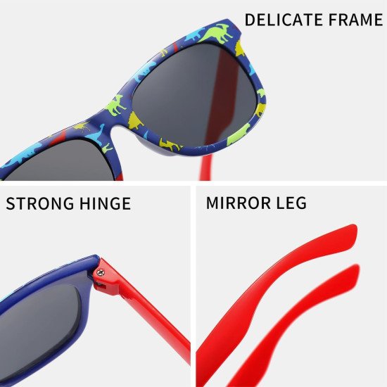 YWhalep 3 Pairs Kids Sunglasses for Boys UV Protection Cute Outdoor Beach Sunglasses Eyewear for Toddler Kids Children Boys Gifts YWhalep 3 Pairs Kids Sunglasses for Boys UV Protection Cute Outdoor Beach Sunglasses Eyewear for Toddler Kids Children Boys Gifts