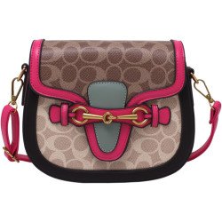 Women Small Crossbody Bags Women Golden Buckle Leather Purse Handbag Fashion Design