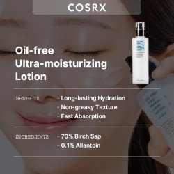 Cosrx Oil Free Ultra Moisturizing Lotion (With Birch Sap) 100 Ml
