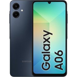 Samsung Galaxy A06 LTE, Android Smartphone, Dual SIM Mobile Phone, 4GB RAM, 128GB Storage, Black (UAE Version)