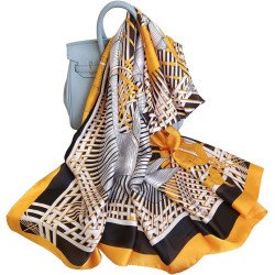 ZDMHSH Fashion Scarves Scarf 100% Silk Feeling Scarf Silk Like Scarves Long Lightweight Sunscreen Shawls for Women (A31), A31, One size