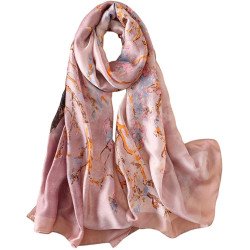 YMXHHB Silk Scarf Mulberry Silk Fashion Scarves Long Lightweight Shawl Wrap …