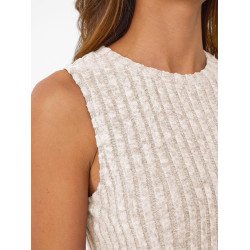 LBOYLOVE® Summer Beige Tank Tops For Women Trendy, Womens Tank Tops Beige Sleeveless Tunic Shirts Summer Fashion Basic Soft Clothes Casual Trendy Vacation