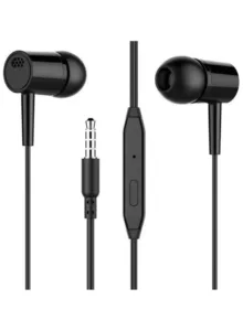 Tune 110 Wired In-Ear Headphones - Deep Pure Bass - 1-Button Remote - Tangle Free Cable - Ultra Comfort Fit Black